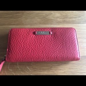 Cole Haan leather wallet - burnt orange